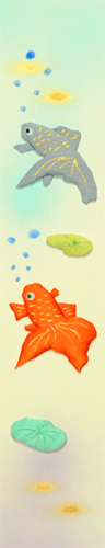 金魚の押し絵2